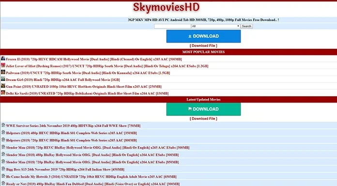 SkyMoviesHD download